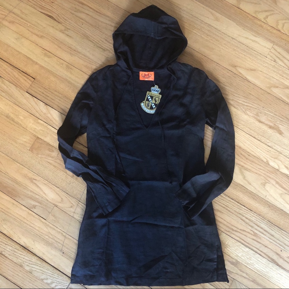 ⚡️NWT⚡️Juicy black linen tunic size small